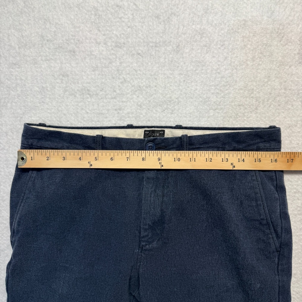 J Crew Pants Blue Flex Chino Slim Fit Cotton Stretch Preppy Frat Boy Men's 32x32 - Picture 6 of 13